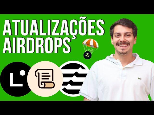 ATUALIZAÇÕES DE AIRDROPS | SCROLL, LINEA, APTOS E MAIS!!