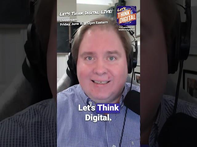 Let's Think Digital Live Promo | June 16, 2023 | #shorts #promo #digitaltransformation