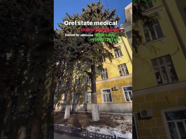 OREL STATE MEDICAL UNIVERSITY  #russia #mbbsinrussia #mbbsabroad #orelstateuniversity