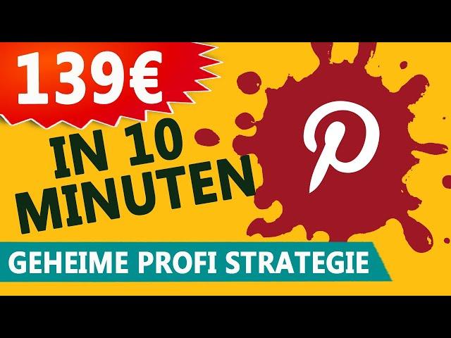 PINTEREST GELD VERDIENEN 2023  (139€ mit einem Pin – geheime Strategie für Anfänger!)