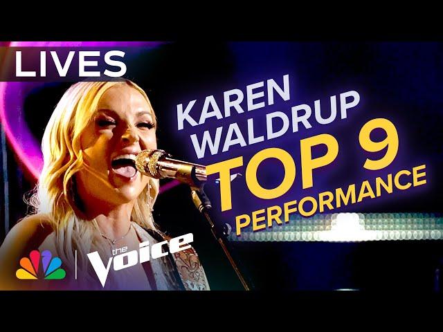 Karen Waldrup Performs Sugarland's "Stay" | The Voice Lives | NBC