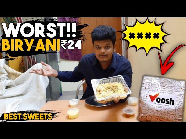 WORST!! Chicken Biryani Ever Had In Bangalore By Voosh ₹24Rs Chicken Biryani & Sweets - Galli Foods