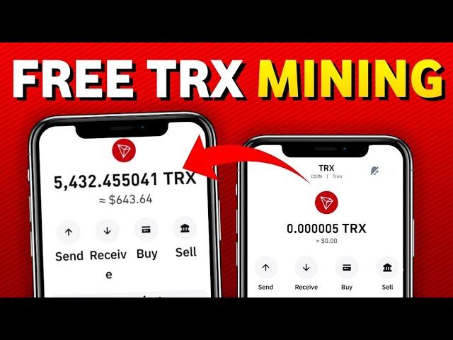 FREE 3,000 TRX On Telegram MINER Bot!! SUPER FAST  Tron Mining site