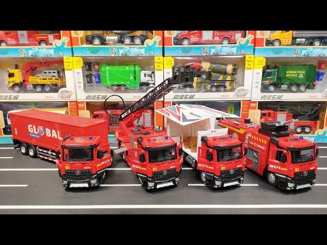 Review Of Metal Diecast Trucks For Container Truck, Fire Truck, Wingbox Truck