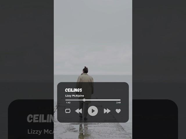 Ceilings - Lizzy McAlpine (lyrics sped up)