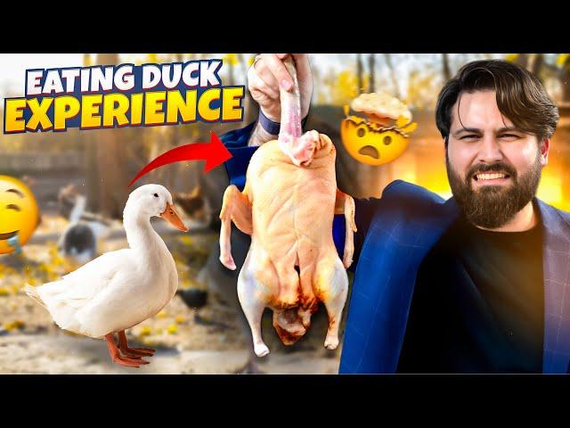 eating Duck for first time. Totally NEW &  shocking experience.....