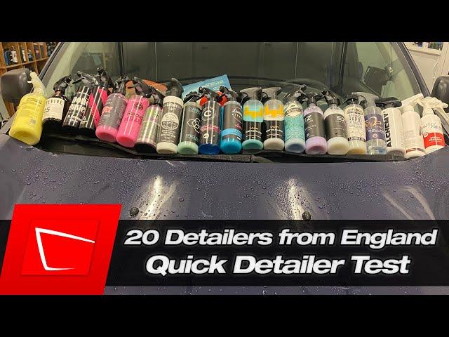 UK vs Sonax BSD - over 20 Quick Detailers, Spray Waxes and Spray Sealants compared