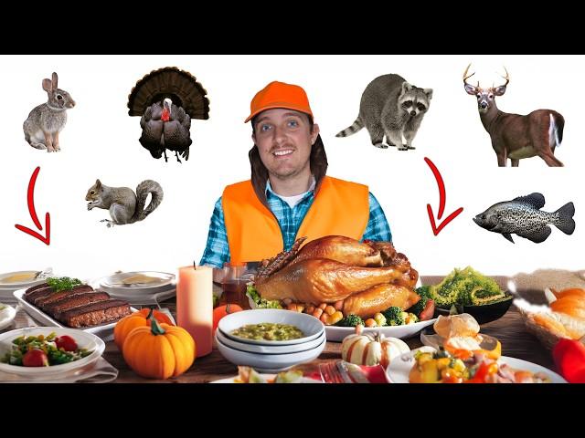 I Hunted My Entire Thanksgiving Dinner!