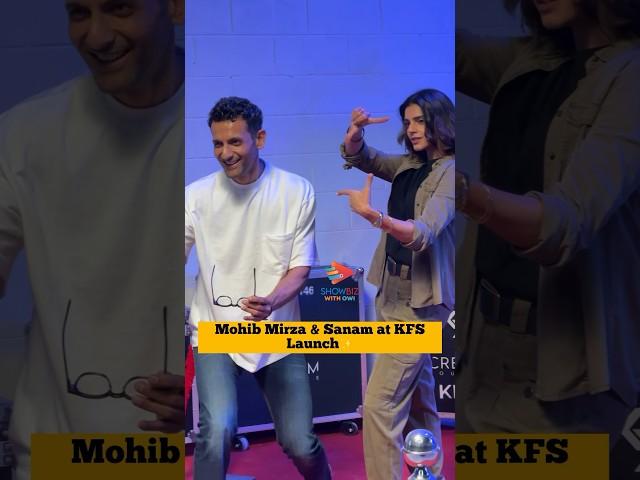 Mohib Mirza & Sanam at KFS Launch @mohibmirza @sanammody #mohibmirza #sanam