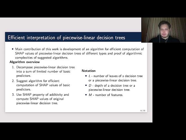 #430: Aleksey Guryanov – Efficient computation of SHAP values for piecewise-linear decision trees