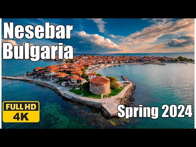 【4K】𝐖𝐀𝐋𝐊  Nesebar (Nessebar), Bulgaria 2024