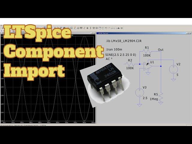 LTSpice - Importing a New Component Model for Simulation