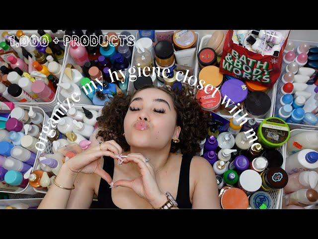 Organizing my entire hygiene product collection + product haul! (took me 5 hours)