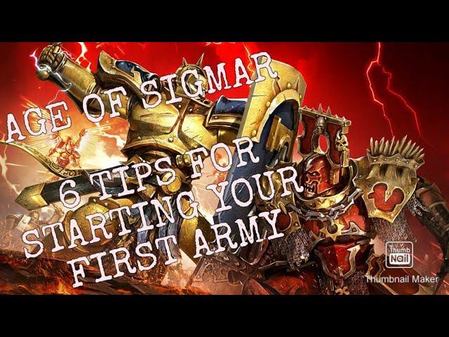 Starting Your First Age of Sigmar Army - 6 Things to Think About