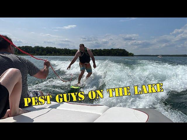 The Pest Control guys head to the lake for Memorial Day. #lakelife #pestcontrolguys