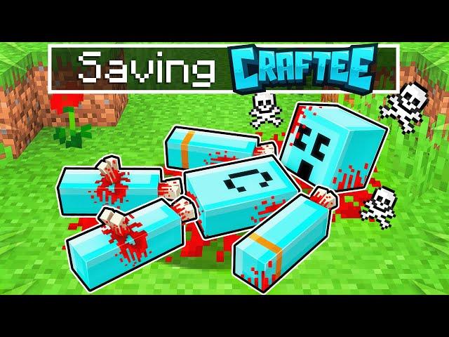 Saving CRAFTEE in Minecraft!