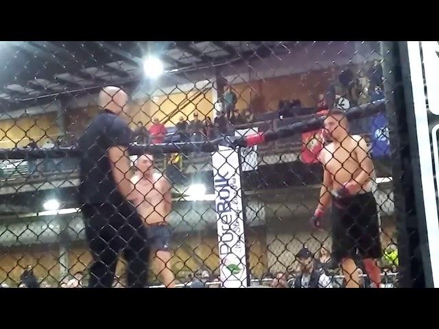 Klamath Falls(KNOCK OUT!)Cage Fight-Hunter Wilson Vs Dalton Hall Harrington