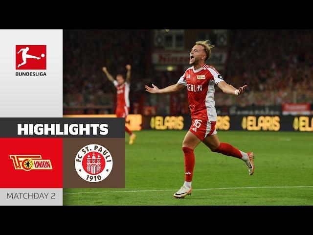 Union Moves On Top! | 1. FC Union Berlin - FC St. Pauli 1-0 | Highlights | MD 2 – Bundesliga 2024/25