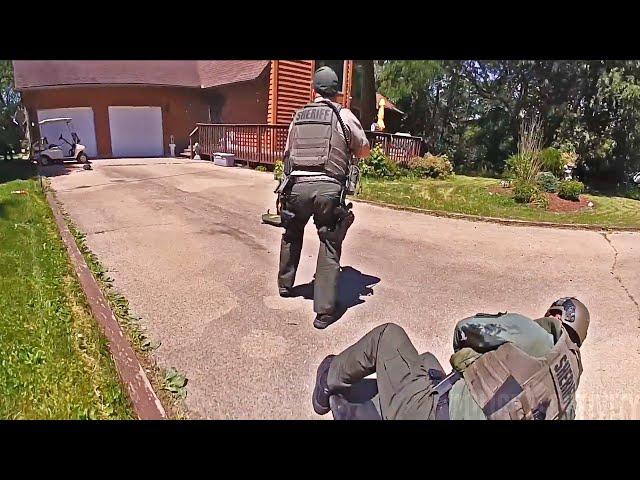 Bodycam Footage of a Shootout That injured 3 SWAT Team Members in Ogle County, Illinois