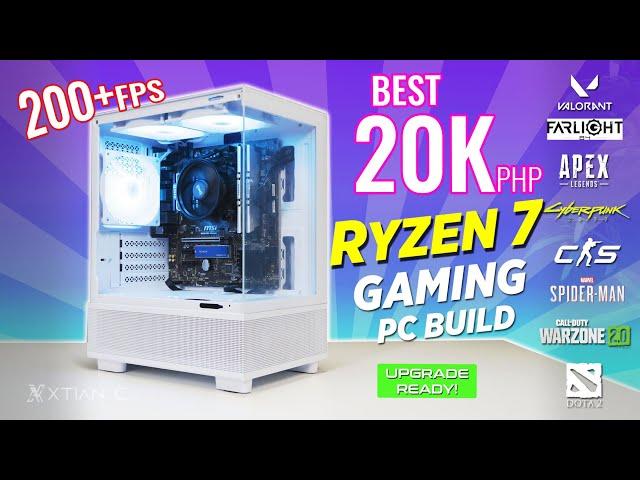 VLOG: BEST ₱20K BUDGET RYZEN 7 Gaming PC Build 2024 I Tested in 9 Games