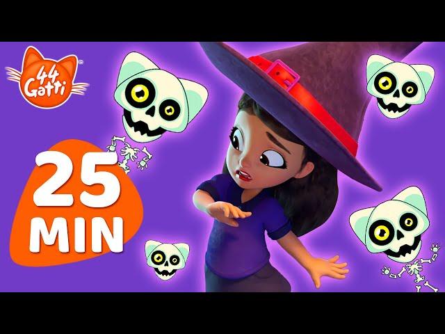 44 Gatti | +25 MIN | È la notte di Halloween!  | Cartoni animati e canzoni per bambini