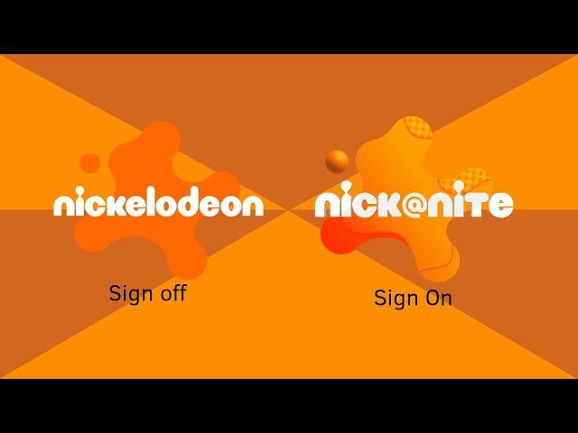 Nickelodeon Sign off, Nick@nite Sign on (June 12, 2024)