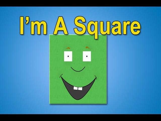 The Square Song | I'm A Square | Shapes Songs | Square Shape | Educational Songs | Jack Hartmann