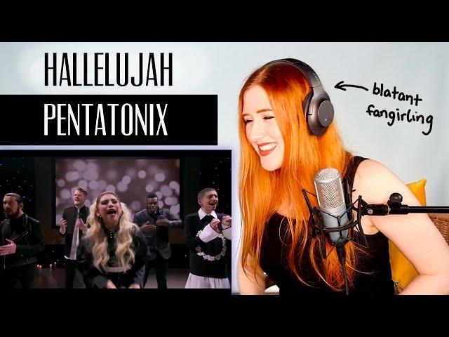 VOICE COACH REACTS | Pentatonix... HALLELUJAH. analysis and alot of straight up fangirling...