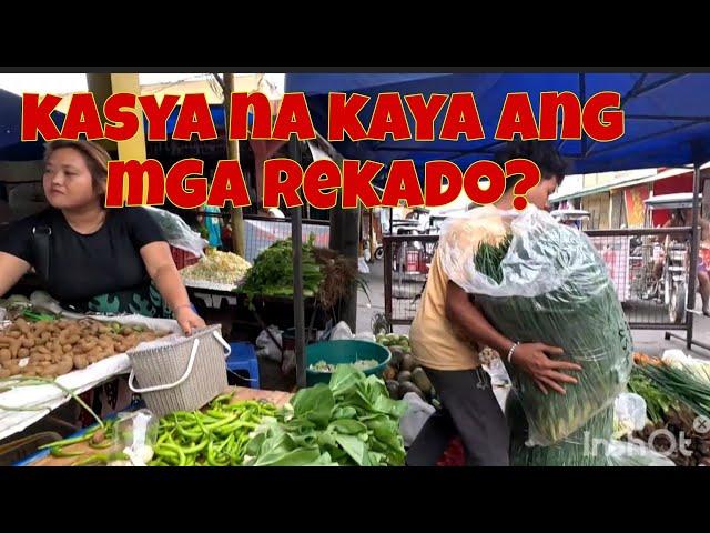 Busy na ang palengke | Puno ang motor ng mga rekado