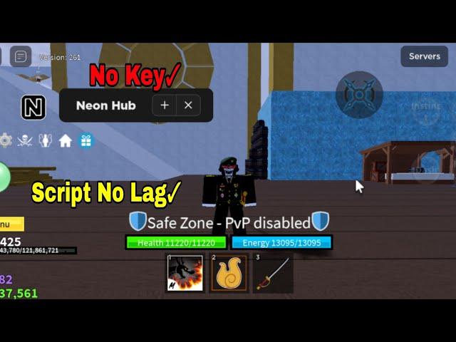 BLOX FRUITS SCRIPT NEON HUB 2024 NO KEY | SCRIPT MOBILE ARCEUS X