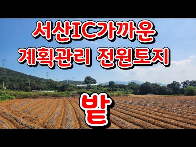 (물건46번)충남서산 토지매매 전원주택 농가주택 세컨하우스 작은 커피숍등 다용도 서산토지매매 전원주택 용도 서산황금알  부동산