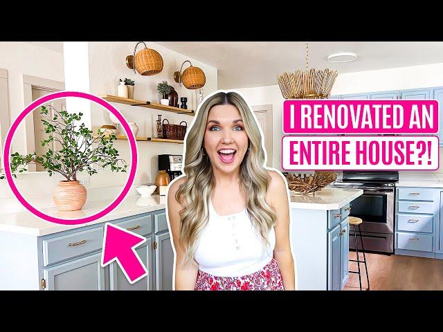 Watch Me Renovate My ENTIRE House in a year!