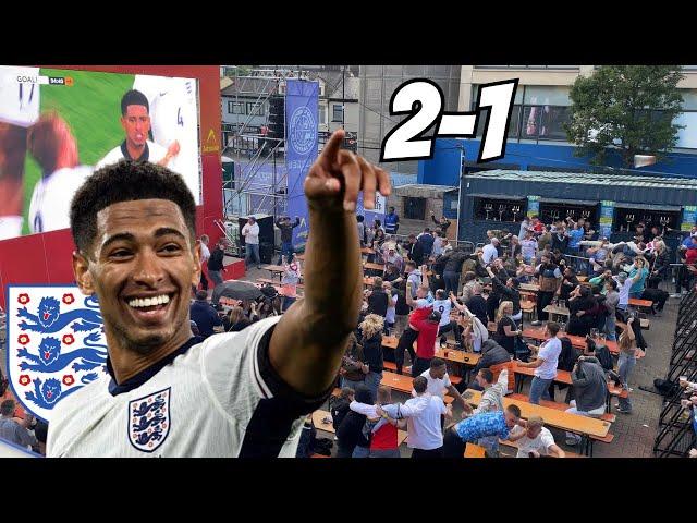 England fans REACT TO BELLINGHAM’S INSANE COMEBACK GOAL VS SLOVAKIA (2-1 EURO 2024) !!!!!