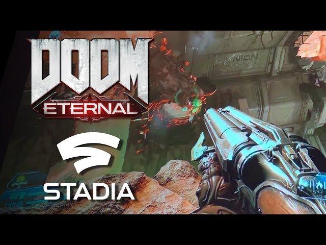 Doom Eternal Gameplay Running On Google Stadia