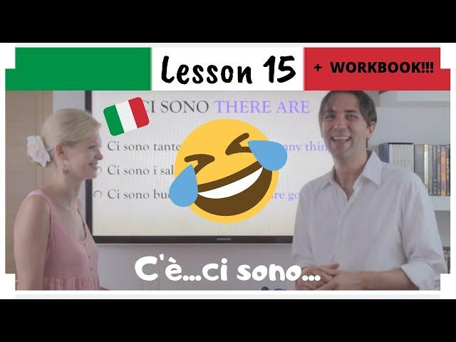 Learn Italian in 30 Days | #15 | The Verb "To Be" (Eng/Ita Subs + WORKBOOK)