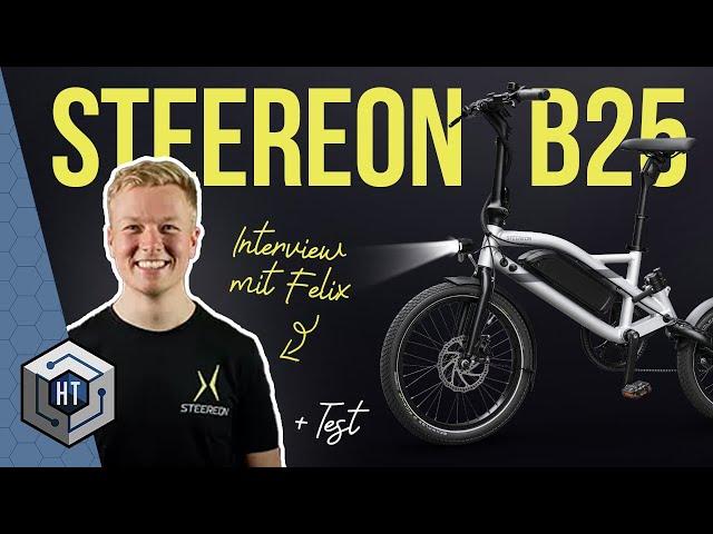 New folding e-bike from Steereon – small, light & perfect for commuters?  #b25 #ebike