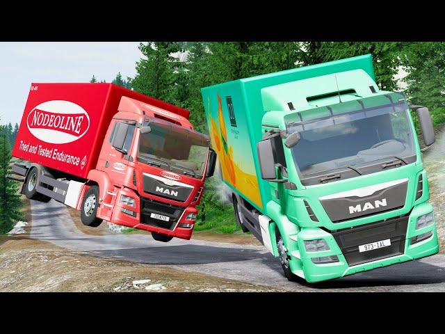 Truck Crashes #1 - BeamNG Drive I CRASH Deep