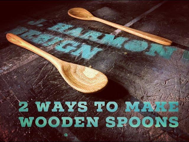 2 Ways To Make Wooden Spoons