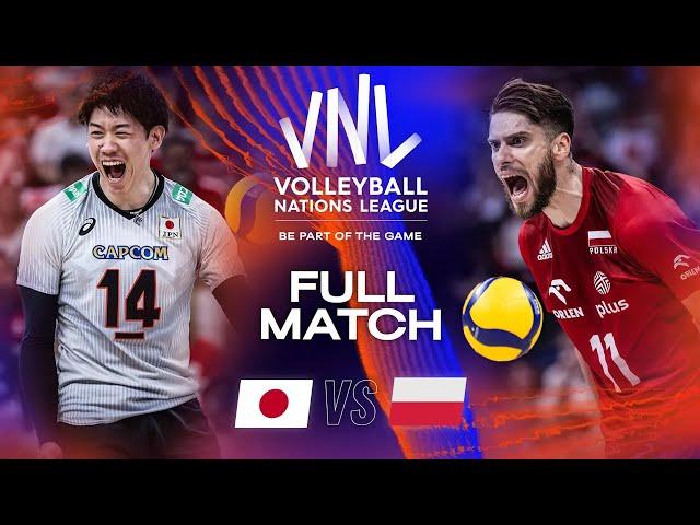 JPN vs.  POL - Legendary Full Match | Semifinals | Men's VNL 2023