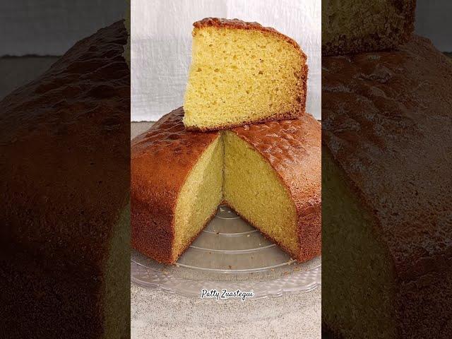 PAN de VAINILLA súper ESPONJOSO  SIN BATIDORA