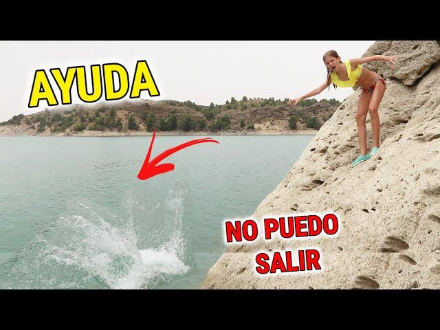 DANIELA SE CAE AL AGUA EN EL PANTANO  SALTO AL AGUA TENGO UN ACCIDENTE Y NO PUEDE SALIR Daniela Go