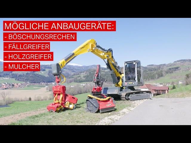 Durchforstungsharvester KDH mit Multi Teleausleger