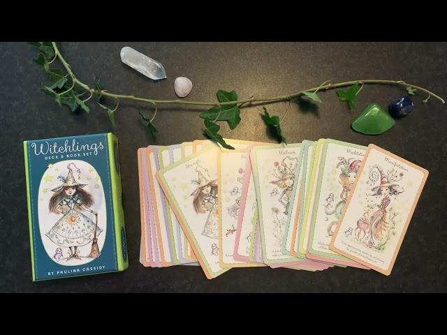 Witchlings oracle deck by Paulina Cassidy review, flip through #oraclecards #flipthrough