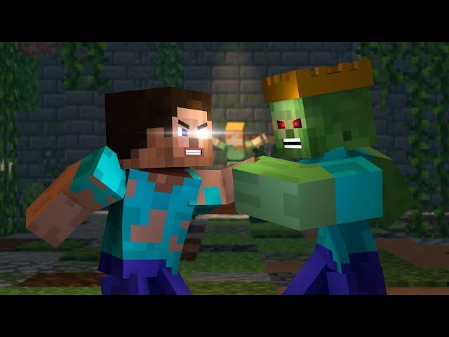 Steve become Herobrine #2 - Minecraft Animation