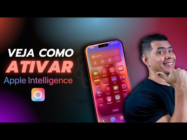 VEJA COMO ATIVAR A INTELIGÊNCIA ARTIFICIAL DA APPLE (apple intelligence) NO SEU IPHONE!