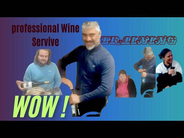 How To Serve Wine Professionally As A Professional Waiter 