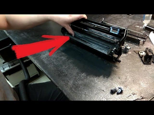 Kyocera DK-1150 | How to Clean Waste Toner