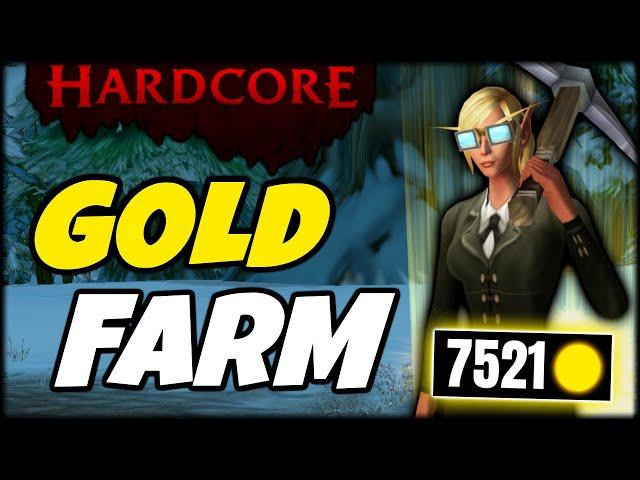 Level 1-60 Gold Farming in Hardcore Classic WoW