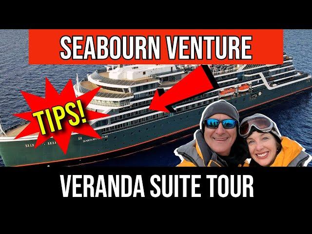 Seabourn Venture Cruise Ship Veranda Suite Tour & Review | Luxury Antarctica Expedition Experience