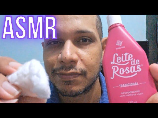 ASMR CASEIRO LIMPEZA DE PELE (Sussurros, sons de boca, skincare, toque na tela) #asmrcaseiro